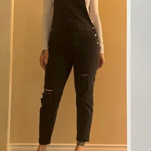 Old Navy Women's Dark Denim Overalls